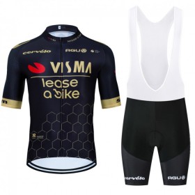 Cykeltøj + Cykelshorts 2024 Jumbo-Visma Lease A Bike Sort